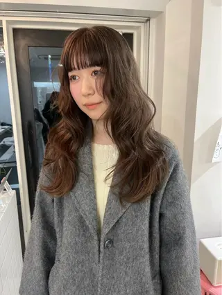 ロング カラー YUI★梅田美容室★ ニュアンスカラー★のヘアスタイル