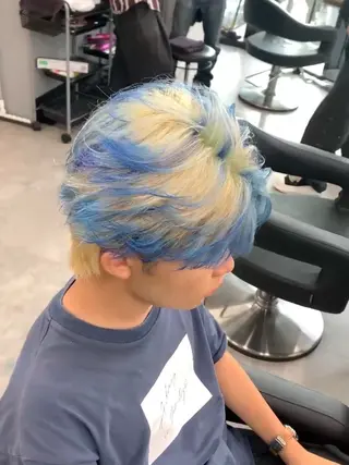 カラー パーマ メンズ 圧倒的な仕上がり /メンズ特化はるひのヘアスタイル