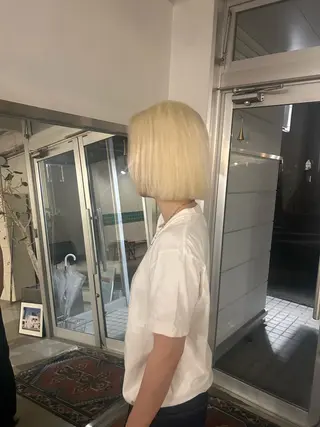 ショート カラー 豊橋/ストレート 暖色系/さらのヘアスタイル