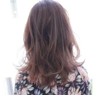 ミディアム カラー タナカ *歴10年以上*のヘアスタイル