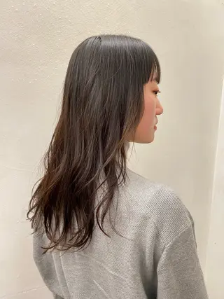 セミロング 似合わせレイヤー/ ケアパーマ/高倉のヘアスタイル