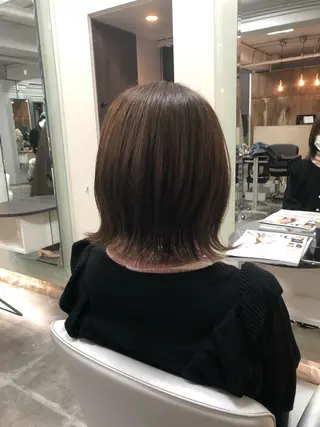 ミディアム レイヤーカット ショート/宮本洋介のヘアスタイル