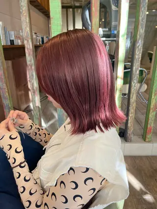 ミディアム 村松 花笑のヘアスタイル