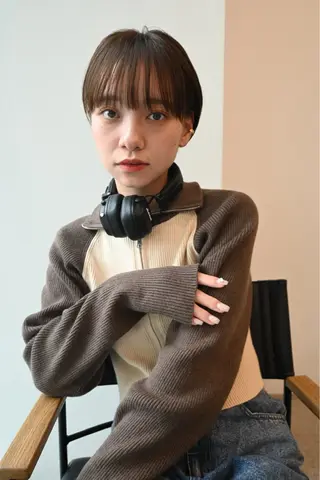 ショート カラー パーマ ヘアアレンジ カットモデル募集中/ 店長/角田真哉のヘアスタイル
