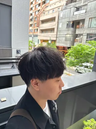 ショート メンズ 河野 悠のヘアスタイル