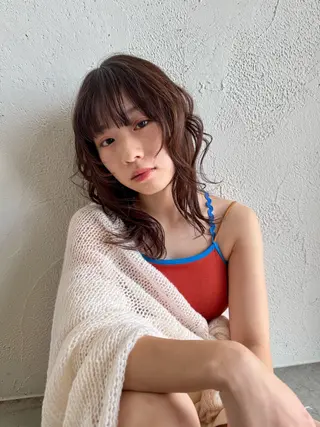 ボブ/カシスカラー/ 村田茉優のヘアスタイル
