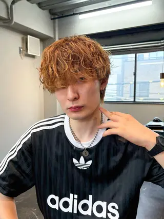 ショート カラー パーマ メンズ 🎧【パーマ師】 SOUMA🎧のヘアスタイル