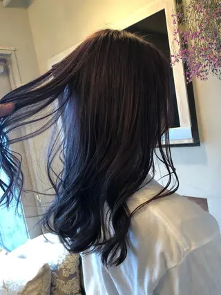 ミディアム Acchon/心斎橋 💚ダブルカラーのヘアスタイル