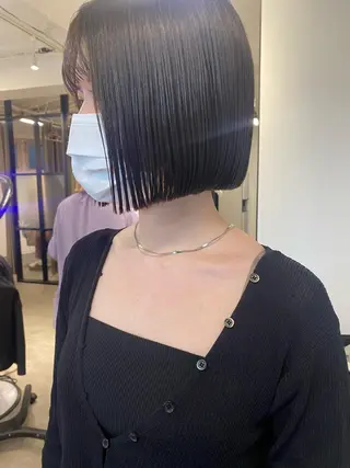 ショート カラー センターパート/ レイヤー/ayuのヘアスタイル