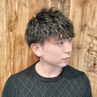 パーマ 【無料】メンズ ヘアモデル大募集のヘアスタイル