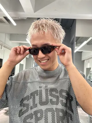 ショート カラー メンズ メンズカット🌟 YUNAのヘアスタイル