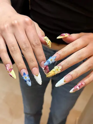 ロング CLAIR nailりりのネイルデザイン