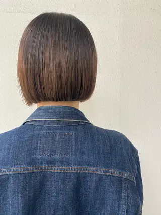 ショート LUVISM新潟🎀 透明感カラー/ミユのヘアスタイル