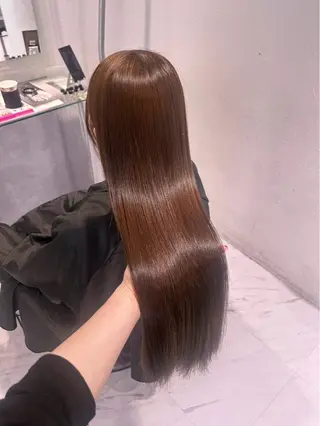 ロング カラー うる艶透明感カラー HINANO🩶のヘアスタイル