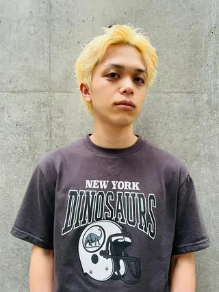ショート カラー メンズ メンズ専門ブリー チカラー⚡️リュウジのヘアスタイル