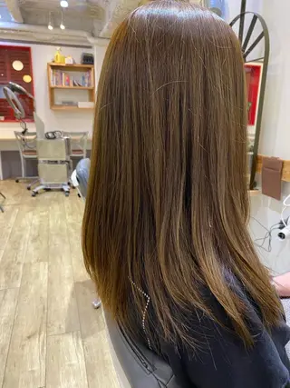 ロング カラー ショート& パーマ　坂本のヘアスタイル