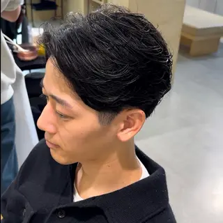 ショート パーマ 永野 正芳のヘアスタイル