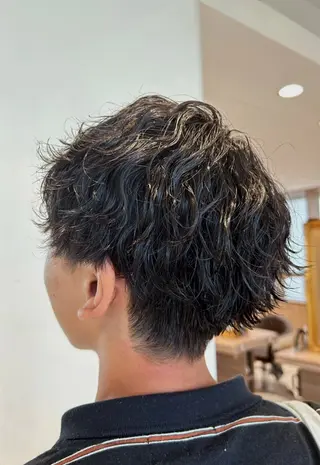パーマ メンズ指名数No.1 鐸木桜子のヘアスタイル