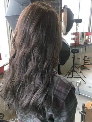 ロング カラー パーマ 代表 中島貴志のヘアスタイル