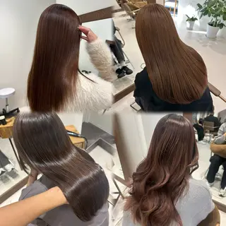 ロング ブリーチなしベー ジュ/tuburaのヘアスタイル