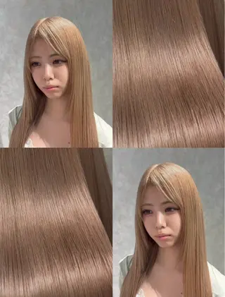 ロング カラー 色落ちまで盛れる 💟まなみのヘアスタイル