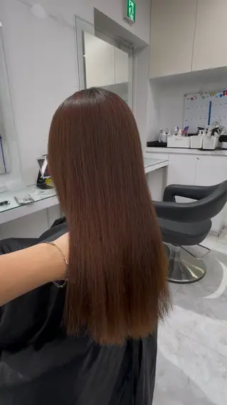 ロング カラー ヘアアレンジ 透け上品ハイトーン 職人ゆうと🤍のヘアスタイル