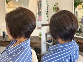 ショート カラー 大川 真矢のヘアスタイル