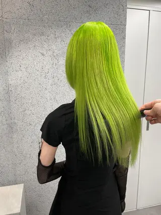 ロング カラー ボブ/レイヤーカット 縮毛矯正/コウキ新宿のヘアスタイル
