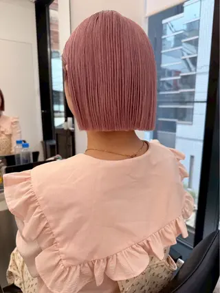 ショート カラー 似合わせ特化❤️ カット/パーマ/梅田のヘアスタイル