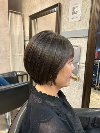 ショート tiel 小山莉々のヘアスタイル
