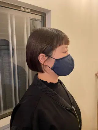 ショート ムナカタ アカリのヘアスタイル