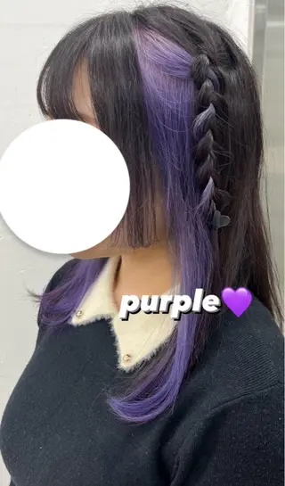 ロング カラー 🫧‪Ameri🫧 Emma ecoleのヘアスタイル