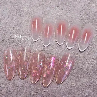 ネイル モチの良さ◉ フィルインネイル♡のネイルデザイン