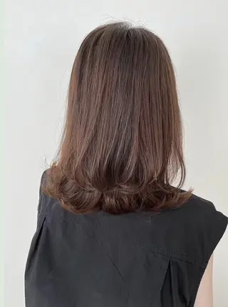 ミディアム 遠藤 寛明のヘアスタイル