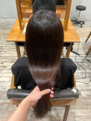 ロング saki🌱似合わせ ボブ/透明感カラーのヘアスタイル