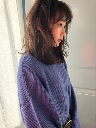 ロング カラー Pia ツボイ ケイタのヘアスタイル