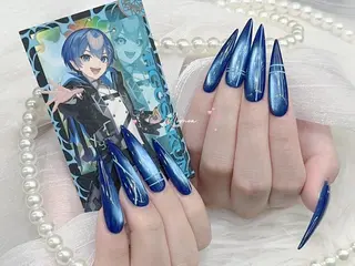 ネイル MoMoA Nail ネイル長さ出し専門店のネイルデザイン