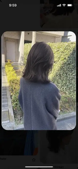 ミディアム ヘアアレンジ 韓国好き🇰🇷 美容師MIKUのヘアスタイル