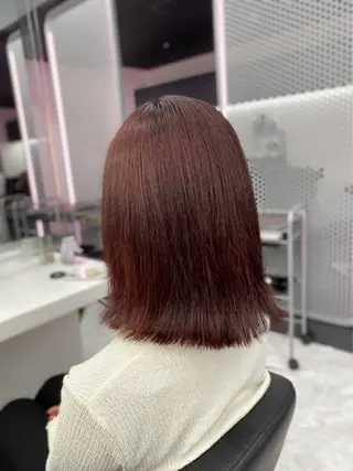 ショート カラー 💖似合わせカラー ブリーチ💖レイヤーのヘアスタイル