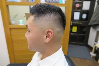 ショート メンズ 男を磨く Barber オオキのヘアスタイル