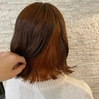 ミディアム カラー 🫧美髪＆艶カラー 増田魁土🫧のヘアスタイル