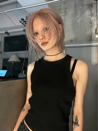 ショート カラー Tabuchi Mamiyaのヘアスタイル