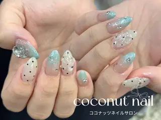 ネイル 神田 ココナッツのネイルデザイン