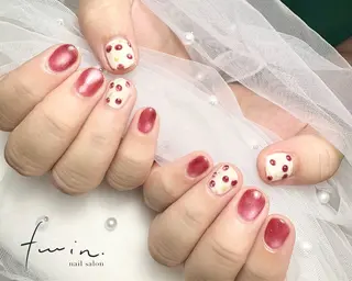ネイル twin.riko 塩釜口のネイルデザイン
