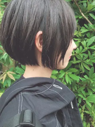ショート カラー すきバサミを使わない カット✂️✨郡司泰之のヘアスタイル