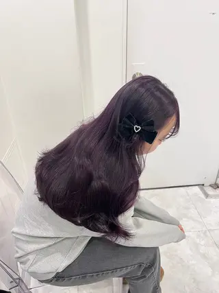 カラー akari🎀🤍 ガーリーstyleのヘアスタイル