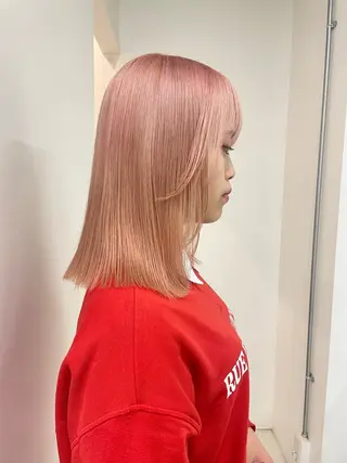 ロング カラー 🫧ハイトーン✨格安 より質💐マンツーマのヘアスタイル