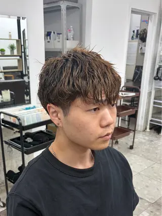 メンズ 🔥メンズパーマ特化 菅谷尚悠🔥のヘアスタイル