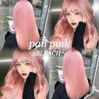 ロング カラー 色落ち綺麗🩰ハイ トーン🎀RINKAのヘアスタイル