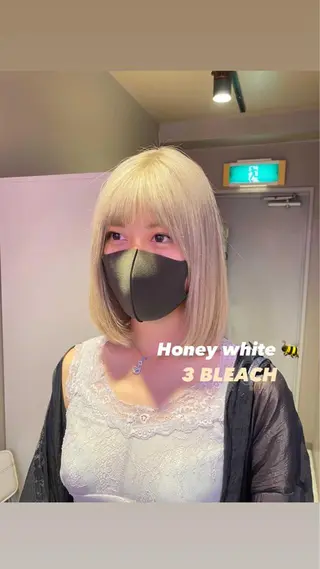 ミディアム カラー パーマ ヘアアレンジ メンズ キッズ ネイル マツエク・マツパ KANAMI 🌏のヘアスタイル